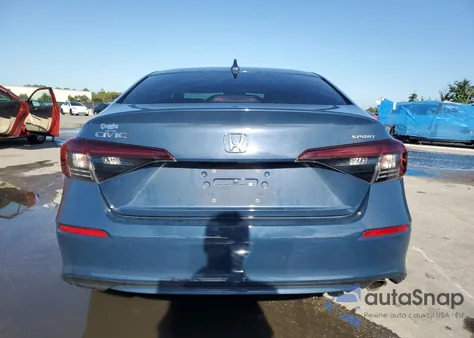 2025 Honda Civic Sport из США, поврежденный, VIN 2HGFE2F57SH568613